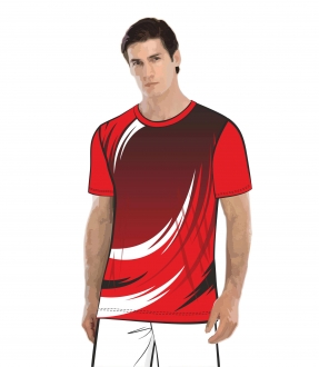 Футболка простая 207 красная